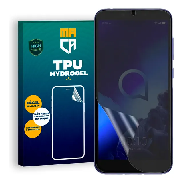 Película Tpu Soft Alcatel Anti Espião Hidrogel Todos Modelos