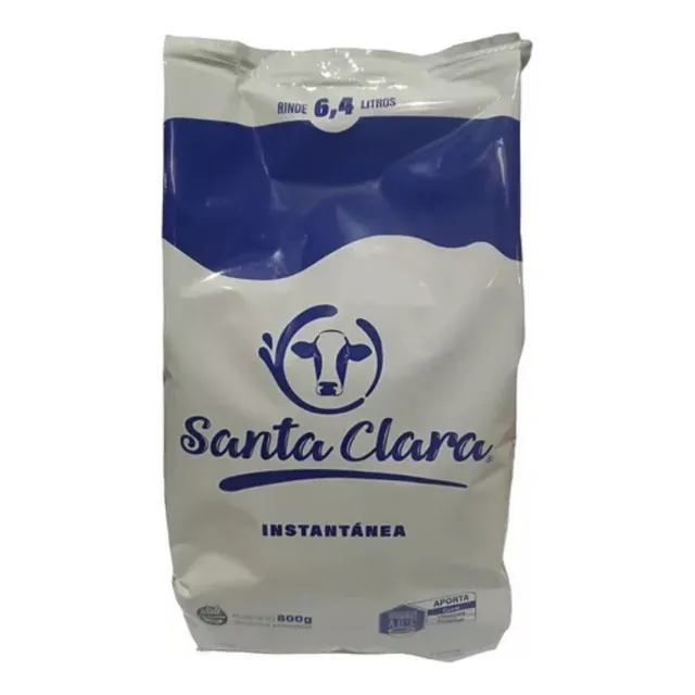 Leche En Polvo Santa Clara Fortificada Pouch 800gr X12u - Hp