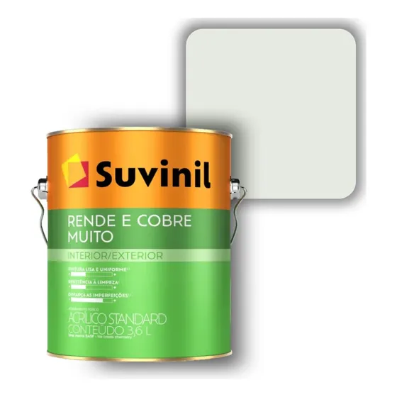 Tinta Acrílica Rende E Cobre Muito Gelo 3,6 Litros Suvinil