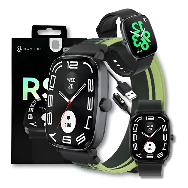 Smartwatch Haylou Rs5 Amoled 2.01 Screen 2 Pulseira Hd