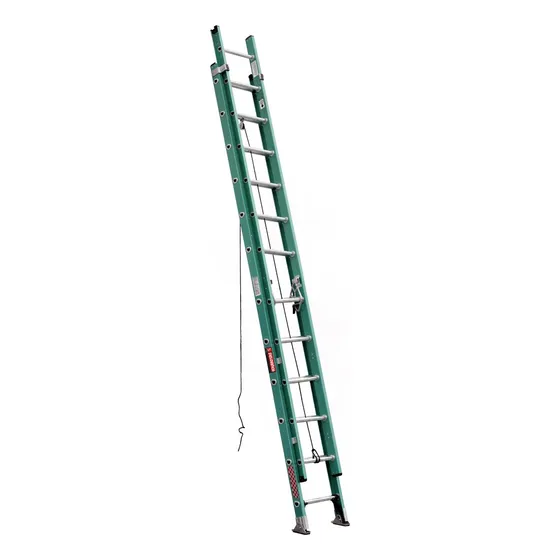 Escalera De Extensión Fibra De Vidrio 24 Peldaños Dialectric
