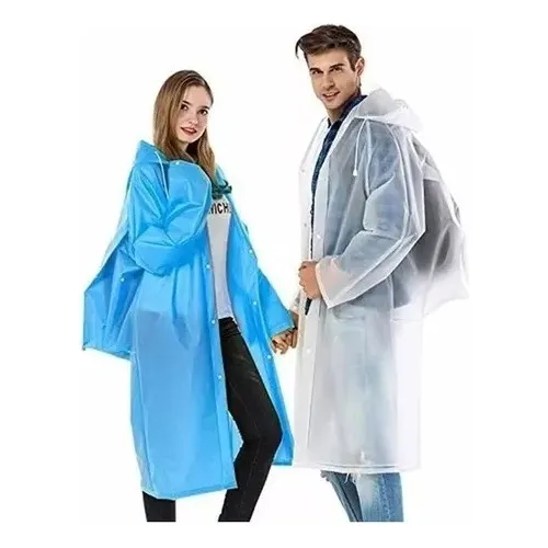 Pilot Con Botones Lluvia Chubasquero Impermeable Adulto