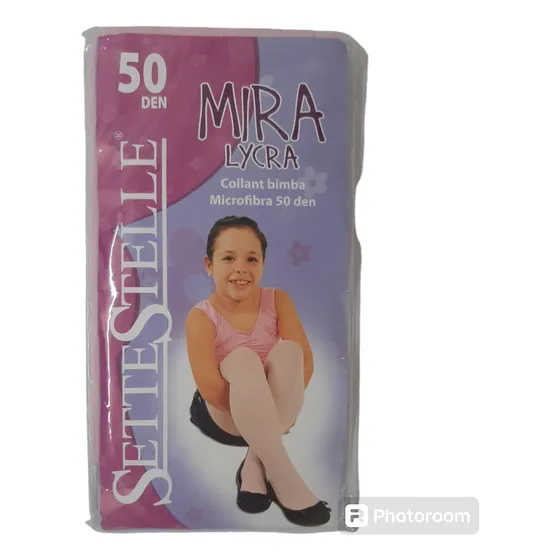 Media Panty Ballet Rosada Completa Sin Agujero