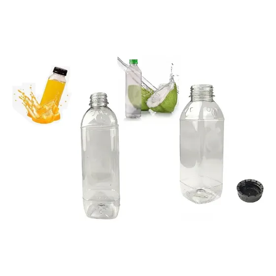 Garrafa Pet Plástica Delivery Tampa Lacre 1 Litro C/ 100un