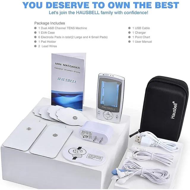 Masajeador Electronico Con 6 Almohadillas