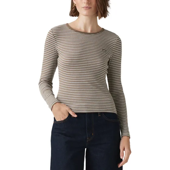 Polo Mujer Hayes Ls Tee Verde Levis 001j4-0001