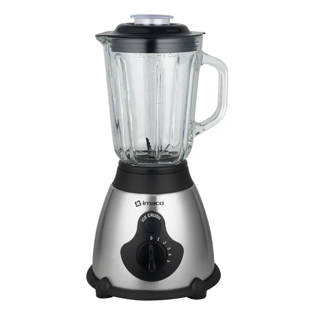 Licuadora 1.5lts 5 Velocidades 450w Acero Inox Bls509 Imaco Color Gris