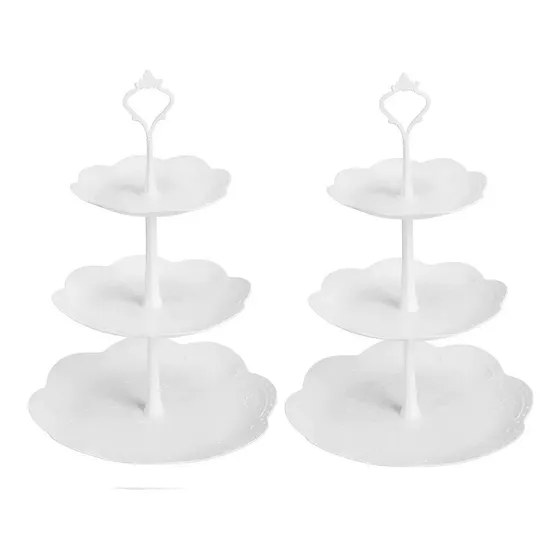 Pack 2 Porta Torta Porta Cupcakes Porta Cupcake Porta Queques Base Mini Tortas Torre Porta Cupcake Base Para Cupcakes Redondo Base Portacupcake 3 Niveles Redondo Pasteleriacl