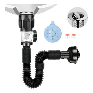 Cespol Con Sistema Anti Olores Y Botón Push Para Lavabo Cespol Con Sistema Anti Olores Y Botón Push Para Lavabo
