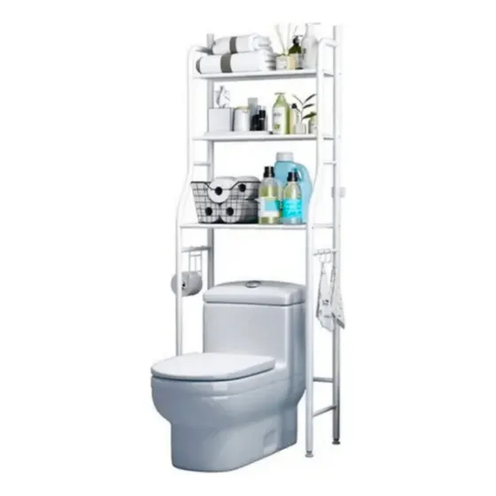 Estante Organizador Metálico Para Baño Wc De 3 Niveles