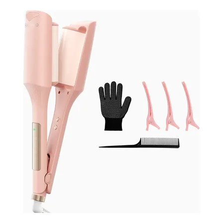 Modelador De Ondas Gokoco Íons E Barril De Cerâmica Bivolt Rosa 127-220v