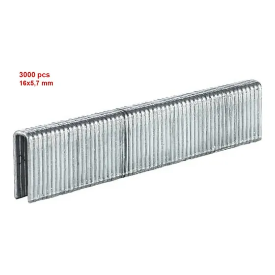 Corchetes 3000 Pcs 5,7x16 Mm Einhell Grapadora Neumática Color Gris