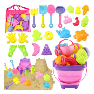 Juego De Juguetes De Playa Infantil Regalo Para Niñas 40pzs Juego De Juguetes De Playa Infantil Regalo Para Niñas 40pzs