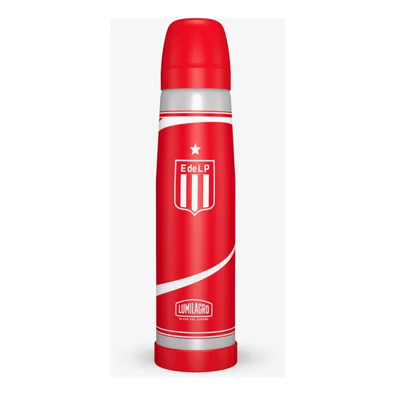 Termo Acero Lumilagro Luminox Impresos Futbol Color Estudiantes