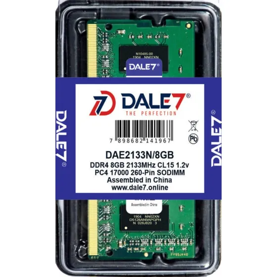 Memória Dale7 Ddr4 8gb 2133 Mhz Notebook  1.2v Kit C/40