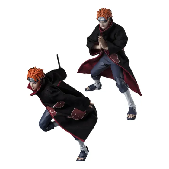 Figura de acción Pain Uchiha, muñeca Naruto Sasuke Bandai Shf