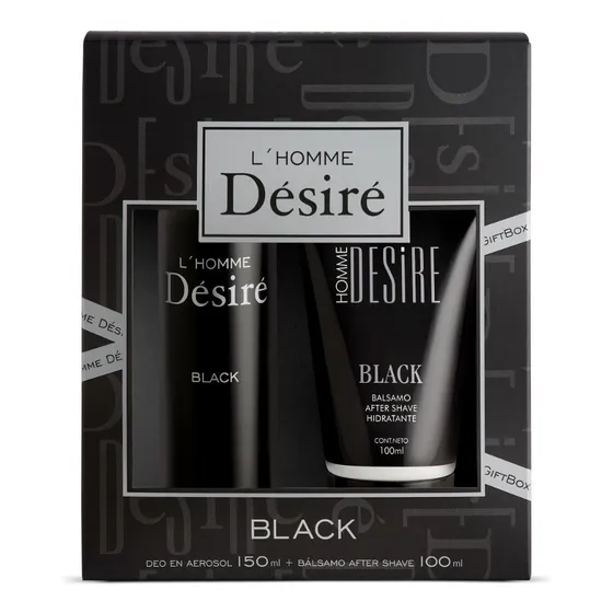 Estuche  Desire Black Desodorante  + After Shave