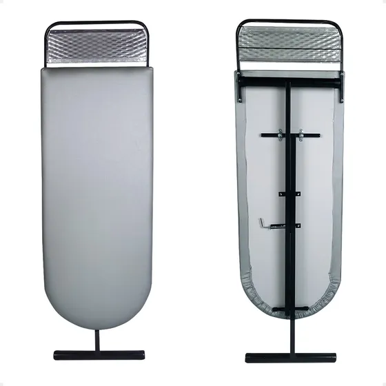 Tabla Planchar Aluminizada Reforzada Plegable Xl Negro
