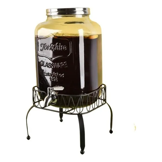Dispensador De Agua Vidrio, Dispensador De Bebidas, 8l, Base