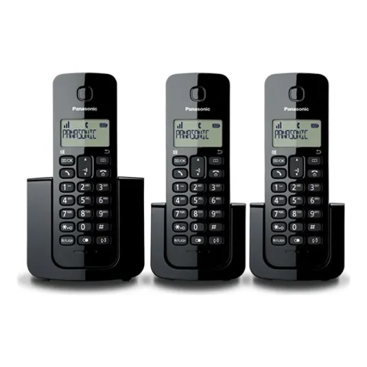 Teléfono Inalámbrico 3 Auriculares Panasonic Kx-tgb113lab