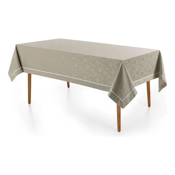 Toalha Mesa Retangular 6 Lugares Antoni Cinza/branco Karsten Cor U