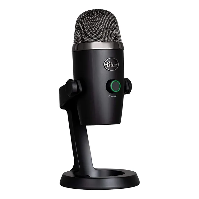 Micrófono Blue Yeti Nano Blackout Color Negro