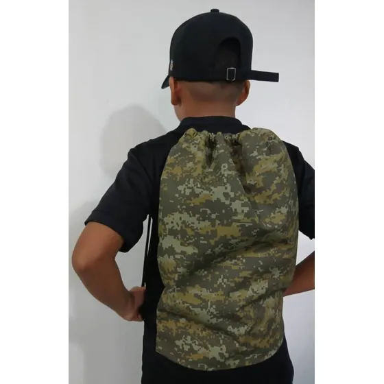 Bolsos Tula Mochila En Tela Drill Universal Negro