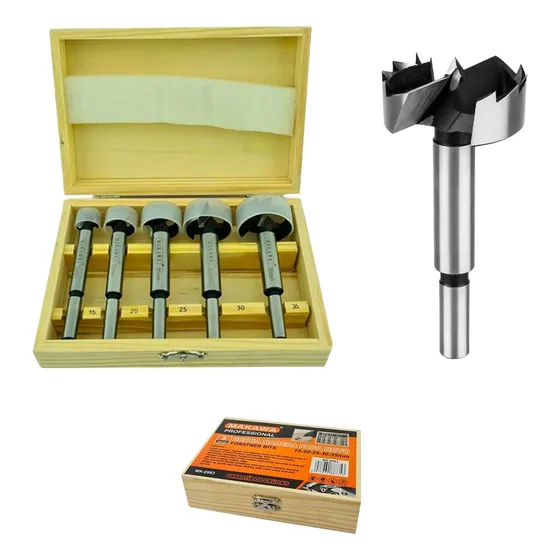 Juego De Mechas Brocas Forstner Hoyo Para Madera 5 Piezas