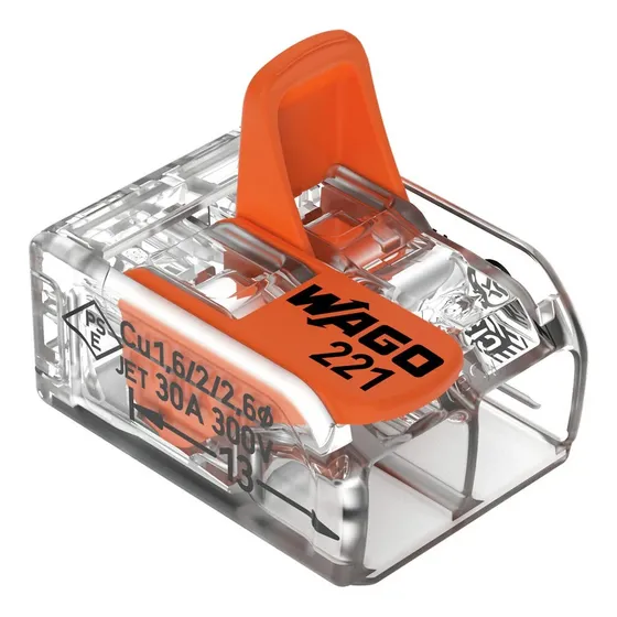 221-612 Conector De Empalme Wago  Lote 50 Piezas
