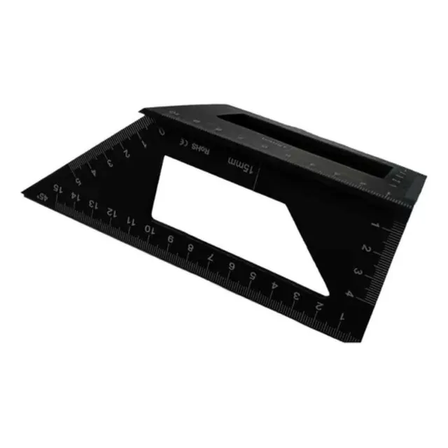 Escuadra De Precisión, Aluminio 45 Y 45 Grados Pro