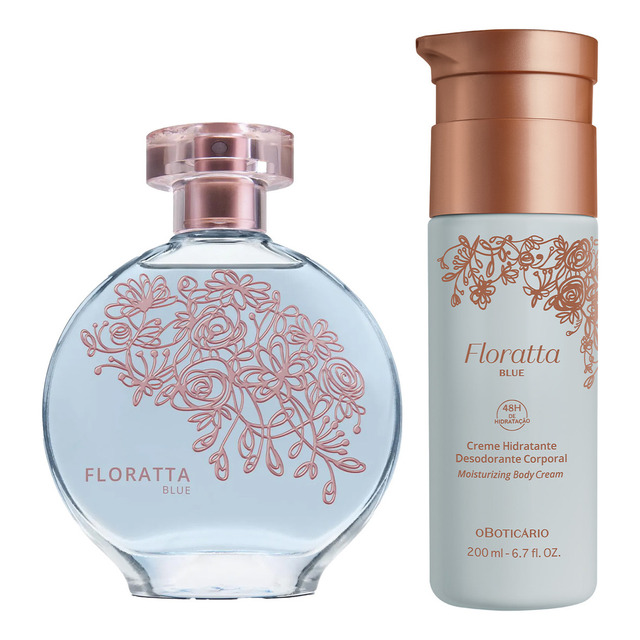 Floratta Blue: Colônia 75ml + Creme Corporal 200ml Floratta Blue: Colônia 75ml + Creme Corporal 200ml