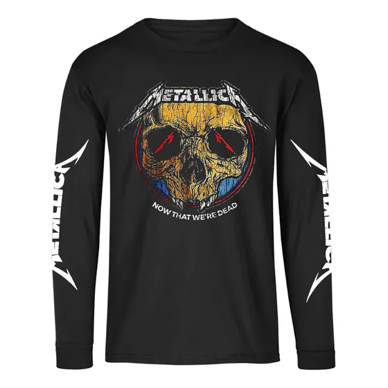 Playera Manga Larga Metallica Heavy Metal Rock Mod K
