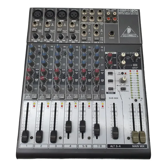 Mesa De Som Behringer Xenyx 1204 Bivolt / S E M Usb