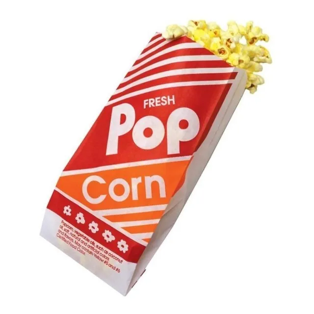 Bolsa Para Cotufas (caja) Popcorn #4 (1000 Unid)