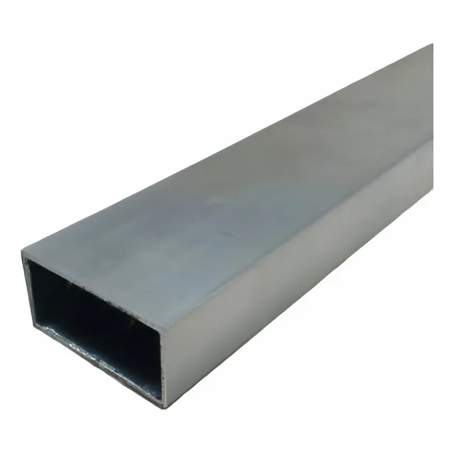 Tubo Aluminio Retangular 5,08cm X 2,54cm X 1,58mm X 50cm