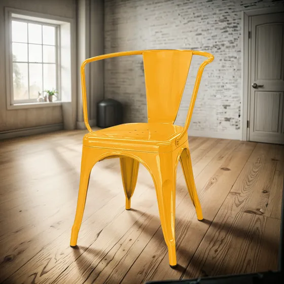 Silla Tolix Con Apoyabrazos - Desillas