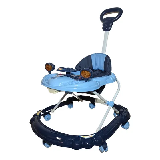 Andador Bebé Priori Bw6078 Con Luces Y Música Con Manija Color Azul