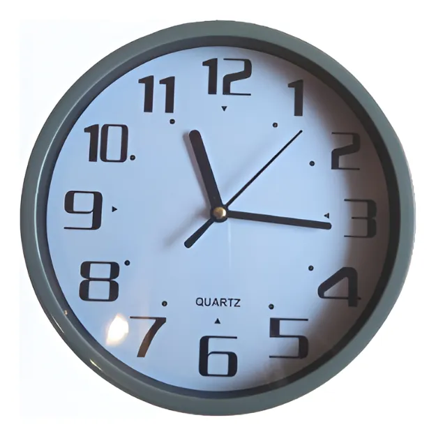 Reloj De Pared Pequeño Plástico A Pila Colores Surtidos.