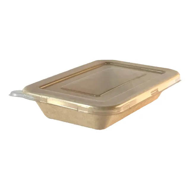 Bandeja Rectangular Microonda Vianda Comida Delivery 102 X50