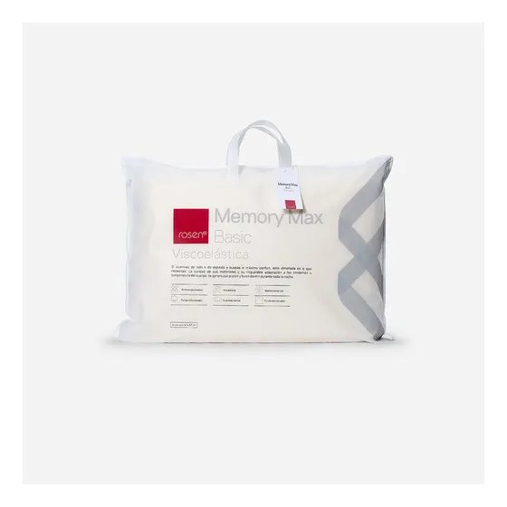Rosen Almohada Memory Max Basic Americana 42 X 62 Cm Color Blanco