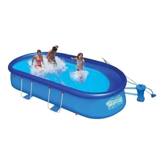 Pileta Inflable Ovalada Sol De Verano Max 45 5500l