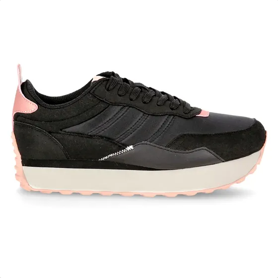 Zapatillas Topper Temple Plataforma Mujer Negro