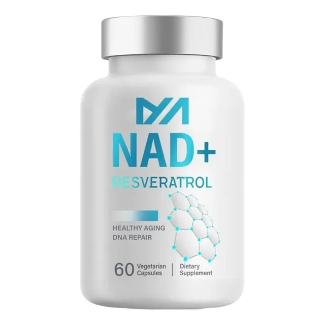 Nad+ Resveratrol 1000 Mg, Absorción Máxima 60 Cápsulas.