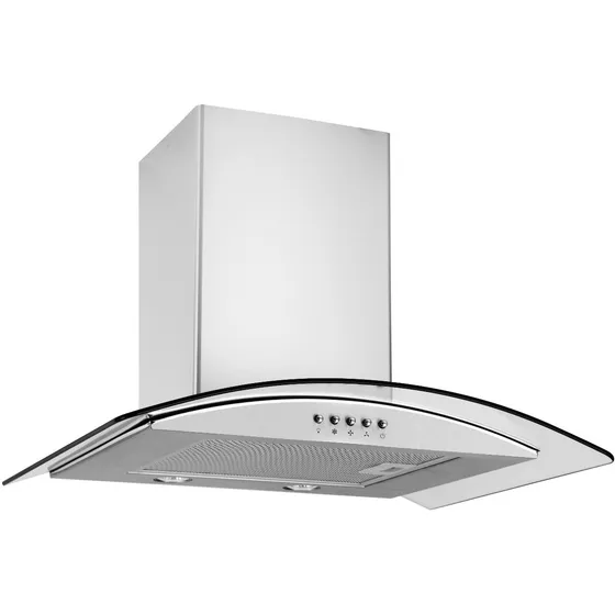 Campana De Cocina Montana Con Vidrio Curvo - Ca Extractora