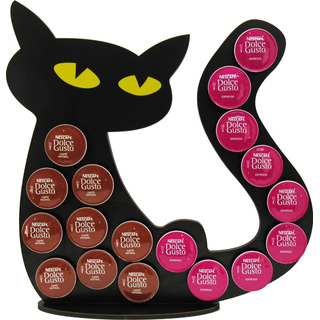 Expositor Gato Para Cåpsulas Café Dolce Gusto Com Base Mdf Expositor Gato Para Cåpsulas Café Dolce Gusto Com Base Mdf