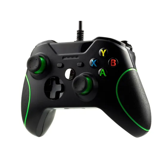 Controle Xbox One Com Fio Serve No Pc E Console Usb Joystick