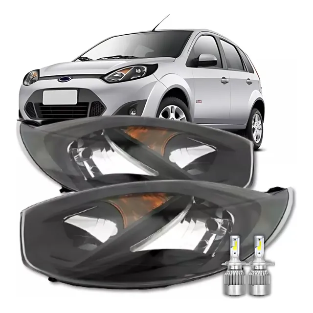 Par Farol Fiesta Rocam 2011 2013 2014 Mascara Negra