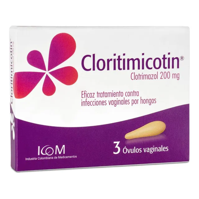 Clotrimazol 3 Ovulos Vaginales Cloritimicotin