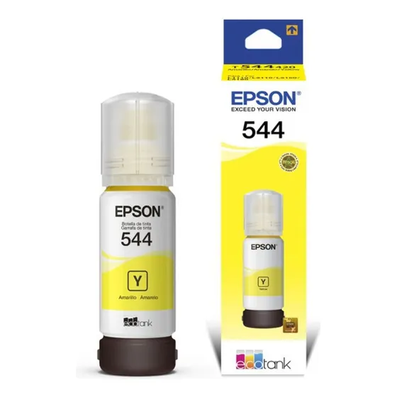 Frasco de tinta Epson T544 Amarelo de 65 ml
