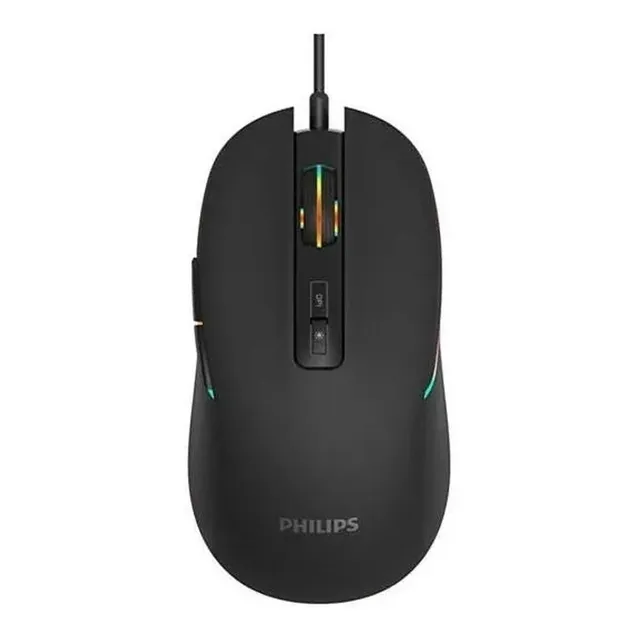 Mouse gamer de juego PhilipsMomentum SPK9414 G414 negro